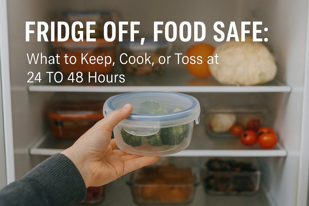 Fridge Off, Food Safe: What to Keep, Cook, or Toss at 24-48 Hours