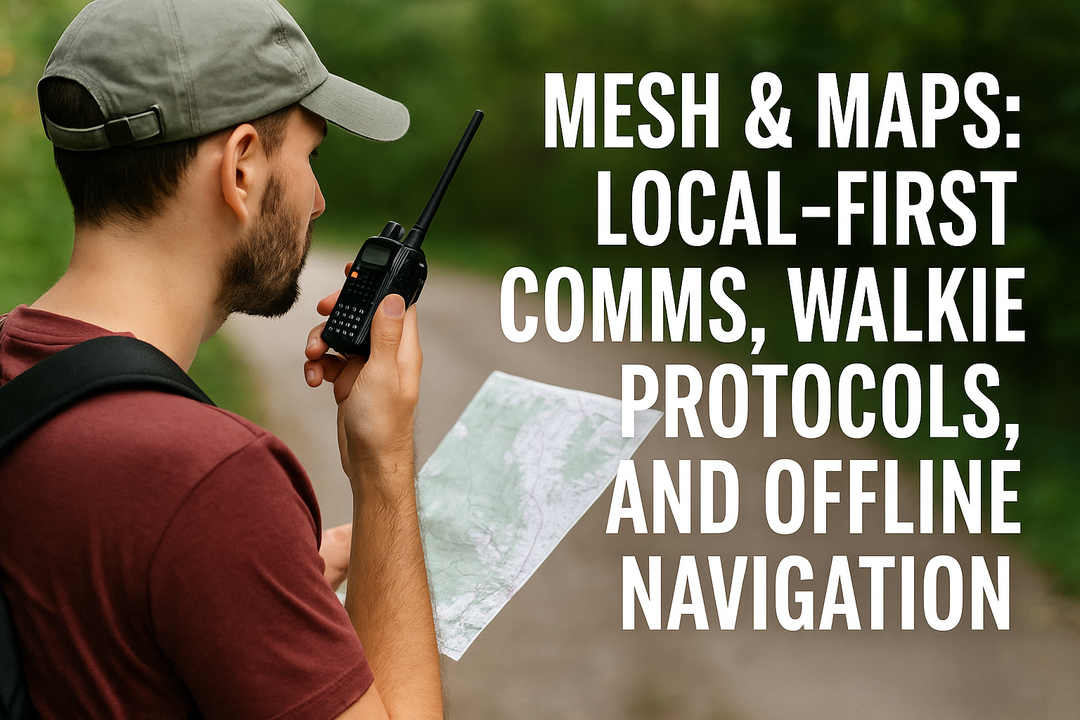 Mesh & Maps: Local-First Comms, Walkie Protocols, and Offline Navigation